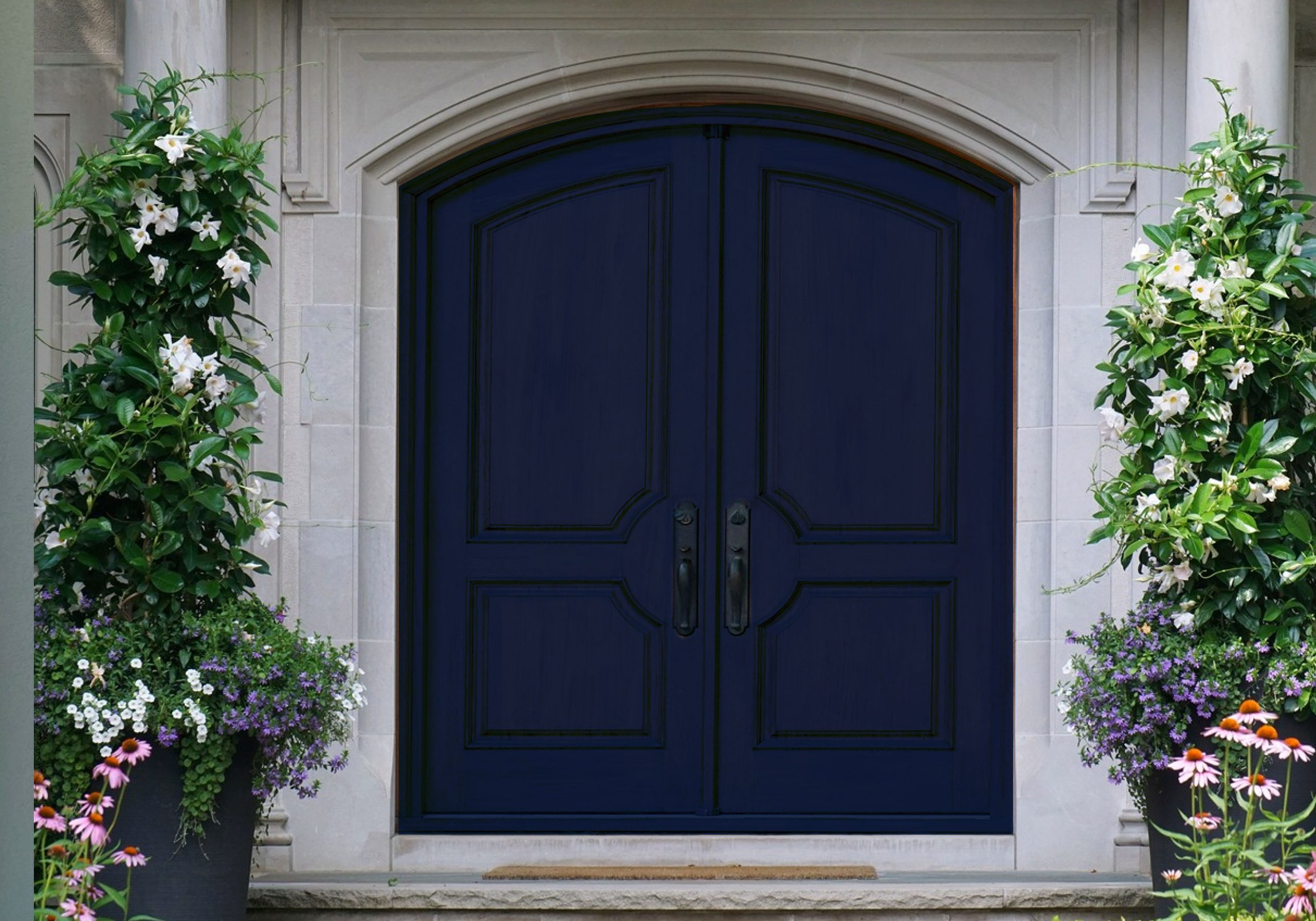 wooddoorspraypaintingafter